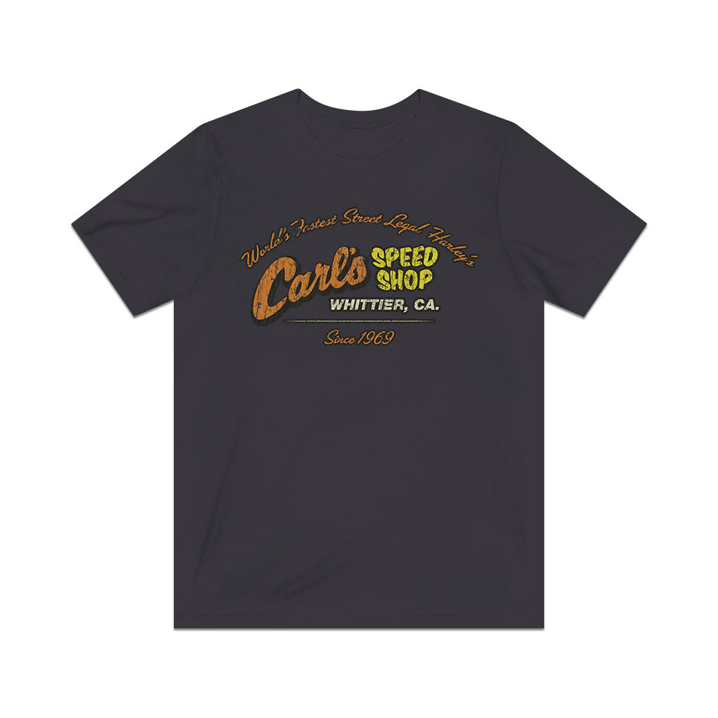 Carl's Speed Shop Whittier 1969 F/B Vintage Men’s T-Shirt