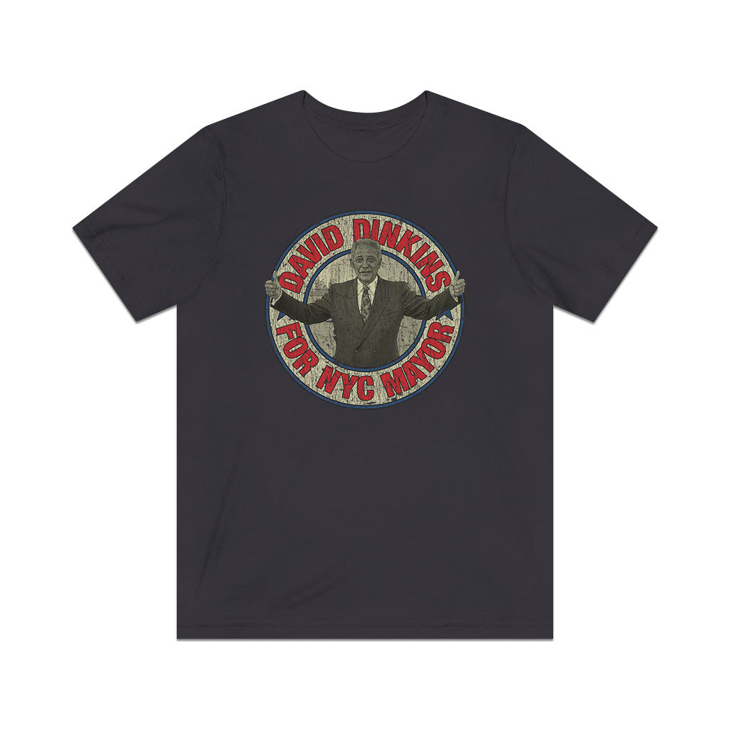 Dinkins For NYC Mayor 1989 Vintage Men's T-Shirt