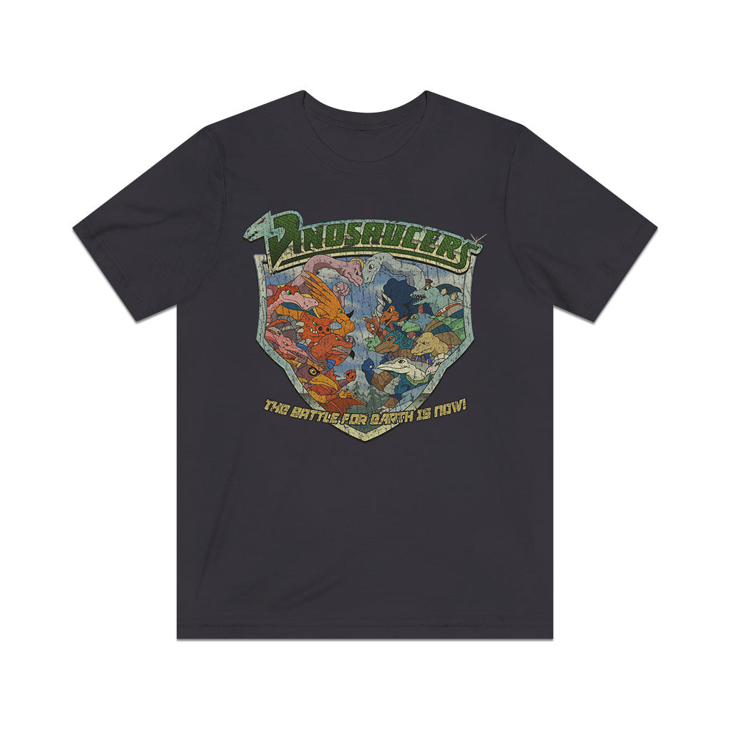 Dinosaucers Battle for Earth 1987 Vintage Men's T-Shirt