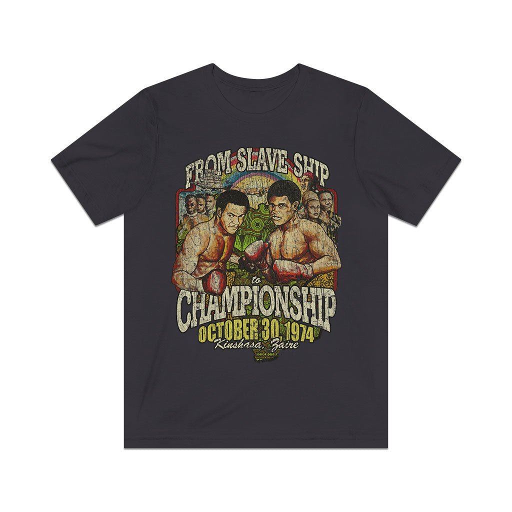 From Slave Ship to Championship 1974 Vintage Men's T-Shirt