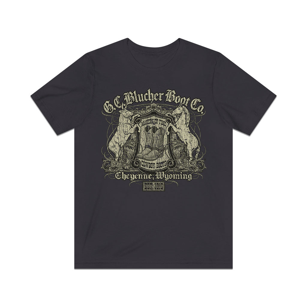G. C. Blucher Boot Co. 1915 Vintage Men's T-Shirt