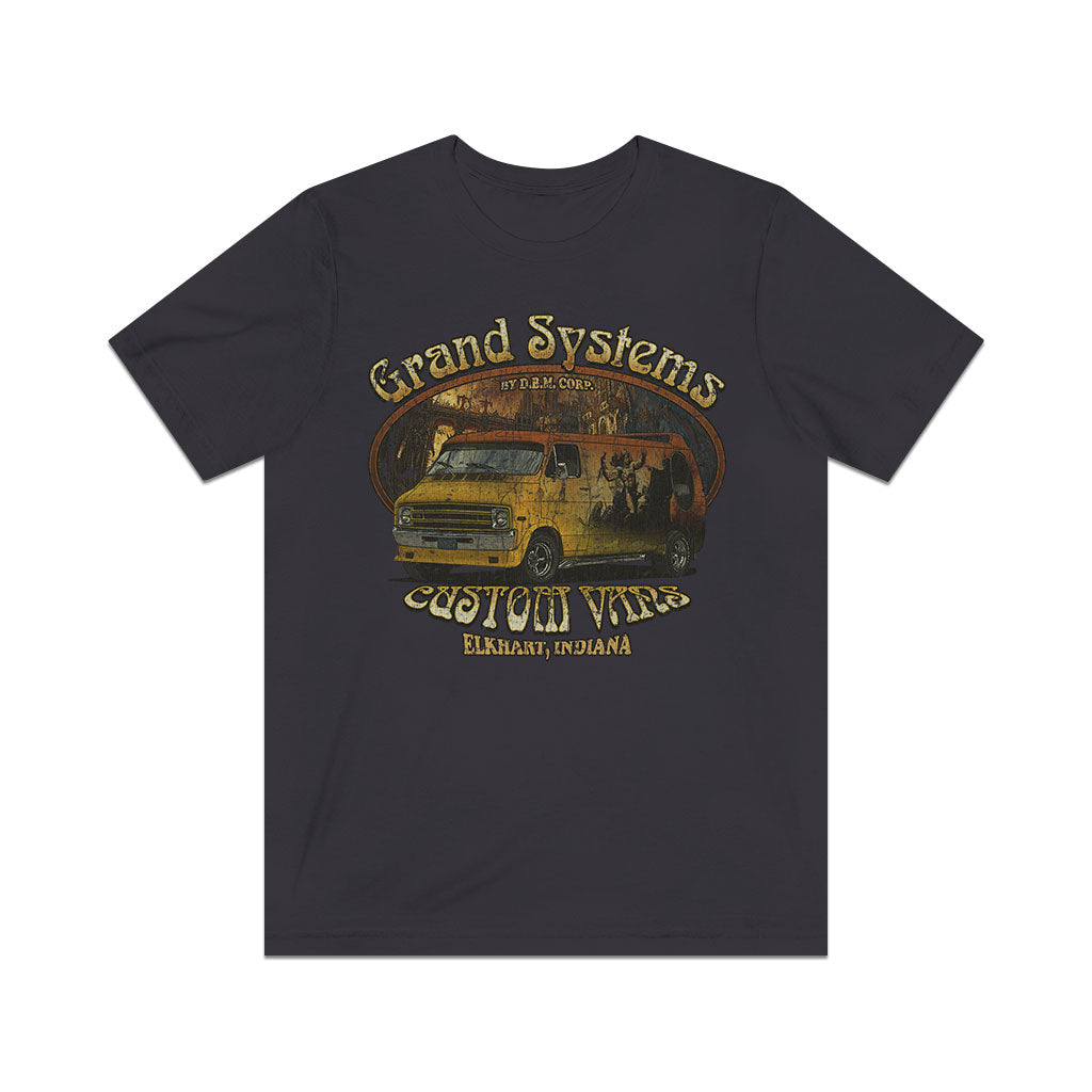 Grand Systems Custom Vans 1977 Vintage Men's T-Shirt