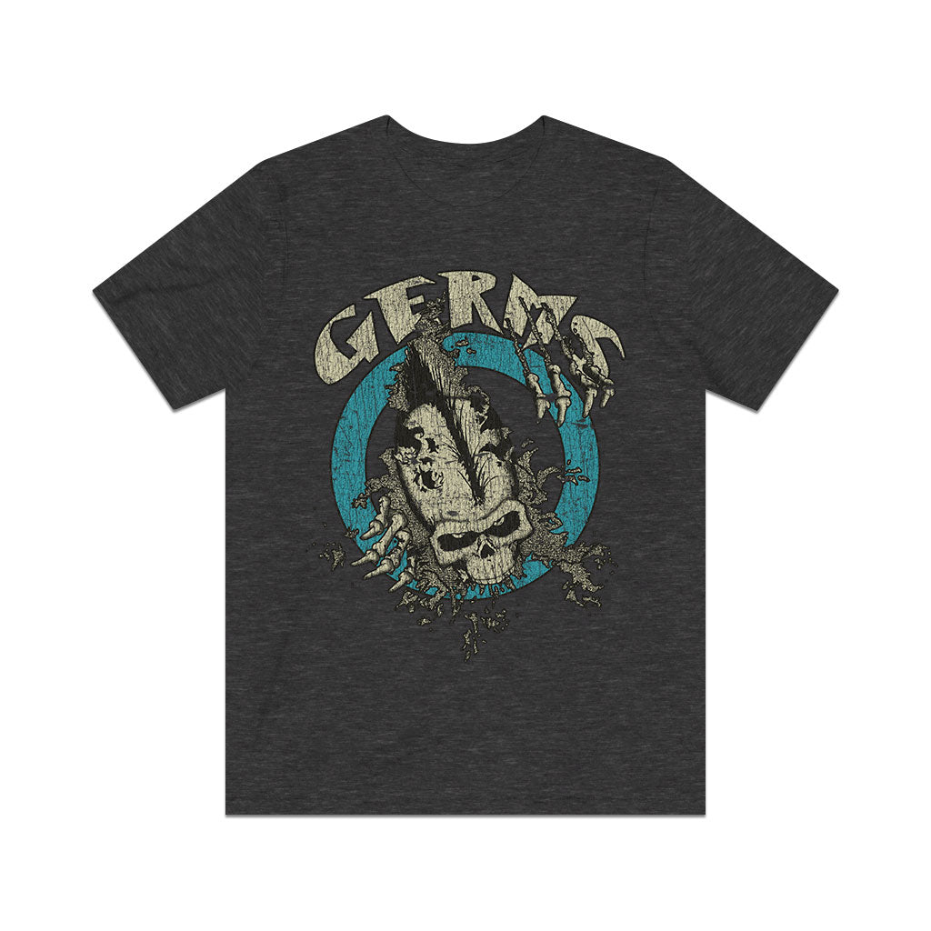 Germs (GI) Skull Ripper 1979 Vintage Men's T-Shirt