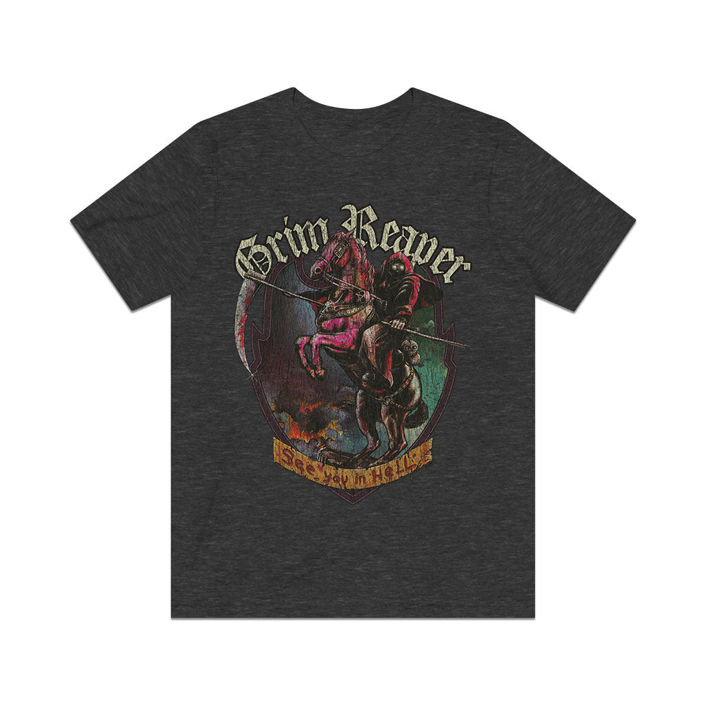 See You in Hell 1983 Vintage Men's T-Shirt