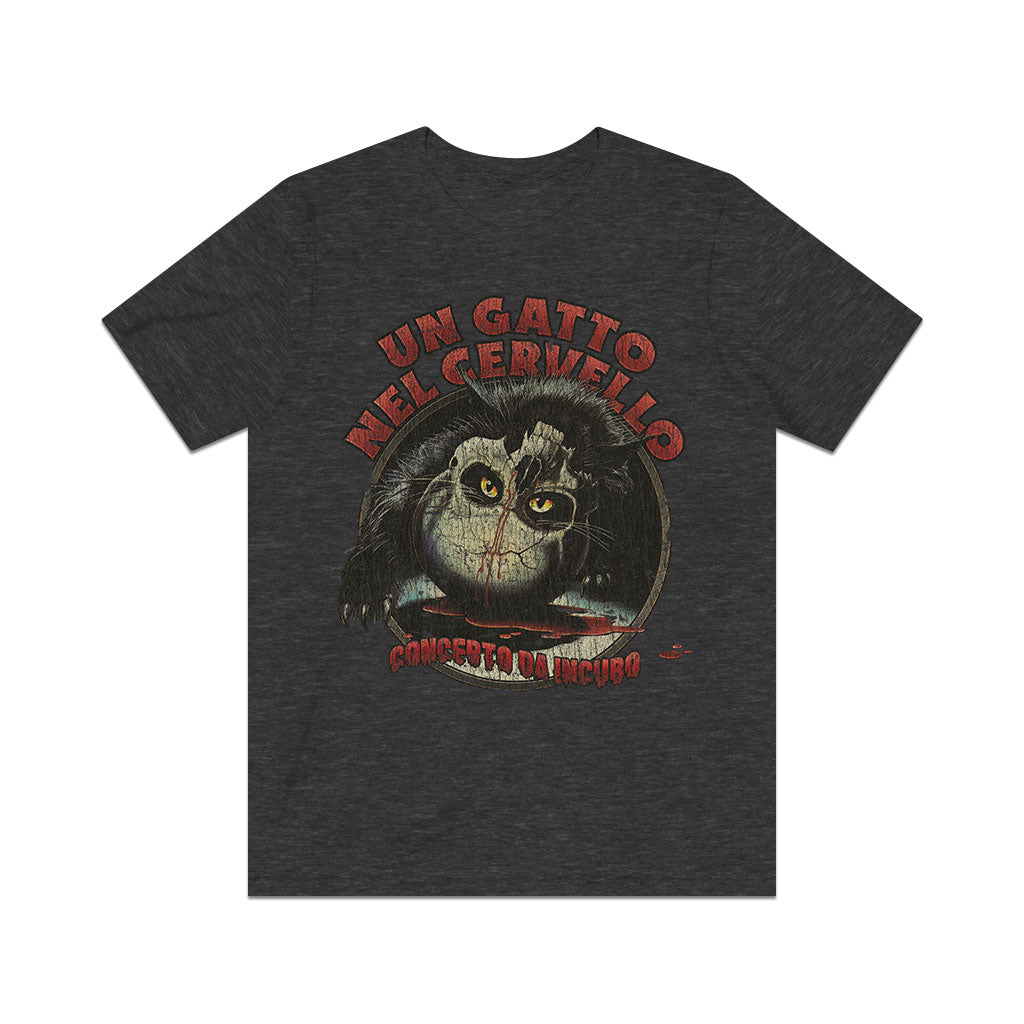 Un Gatto Nel Cervello 1990 Vintage Men's T-Shirt