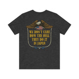 We Don’t Care How the Hell They Do It in Japan 1979 F/B Vintage Men's T-Shirt