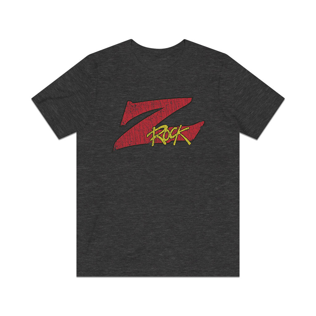 Z Rock Heavy Metal Radio 1986 Vintage Men's T-Shirt