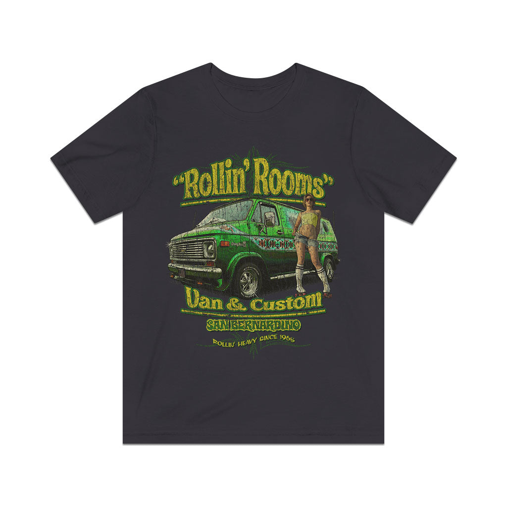 Rollin' Rooms Van and Custom 1965 Vintage Men's T-Shirt