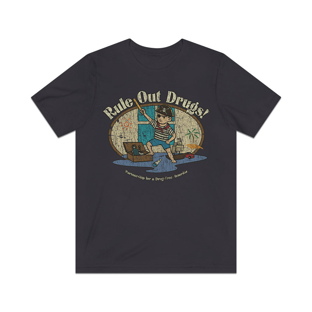 Rule Out Drugs 1986 Vintage Men's T-Shirt