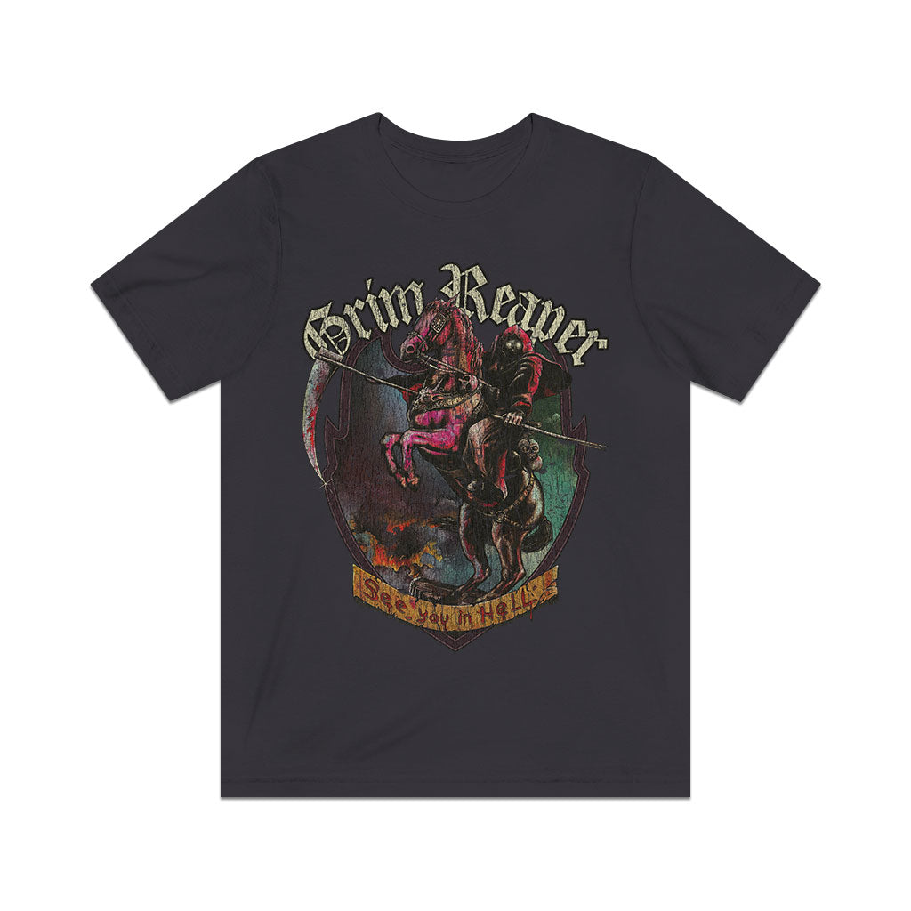 See You in Hell 1983 Vintage Men's T-Shirt