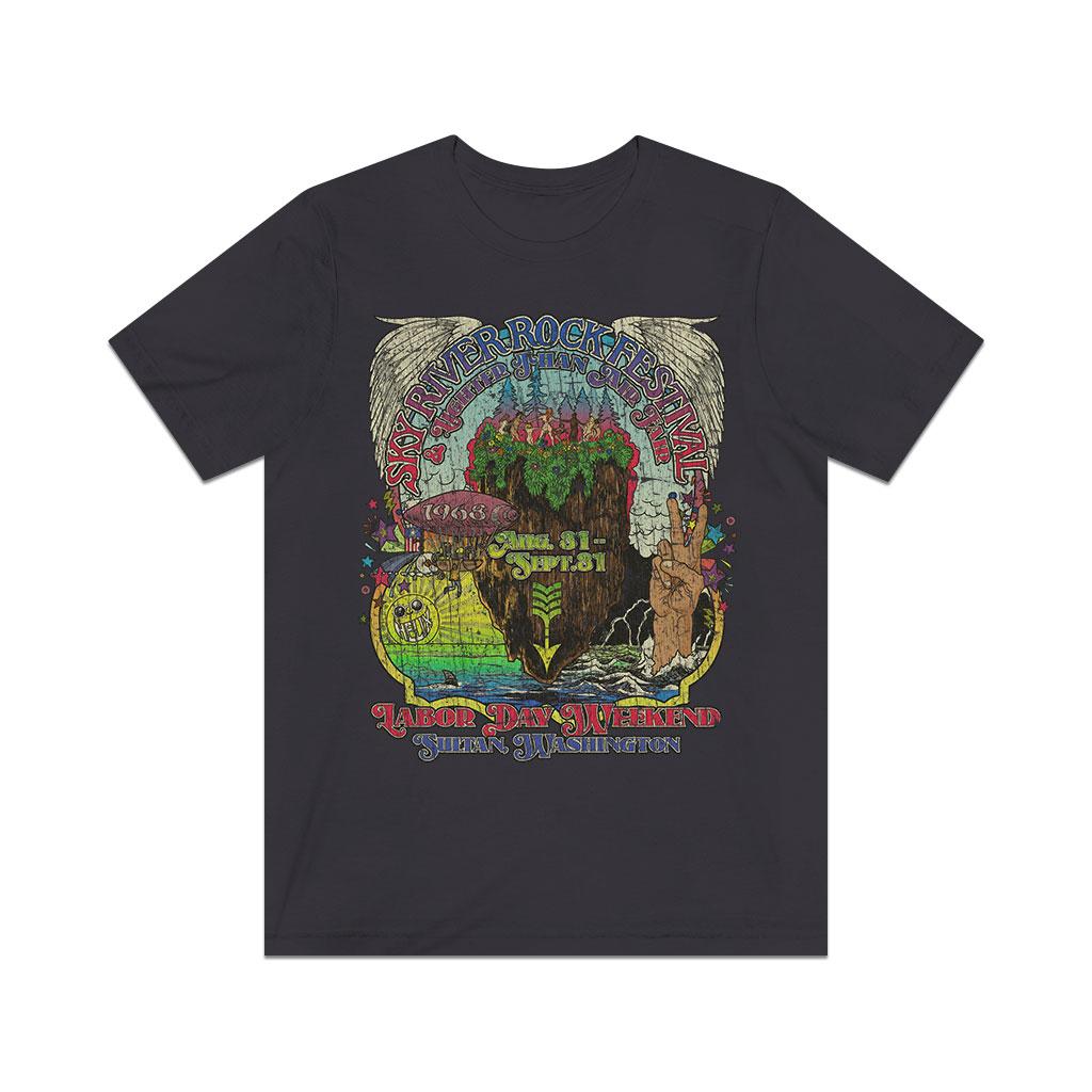 Sky River Rock Festival and Lighter Than Air Fair 1968 Vintage Men's T-Shirt
