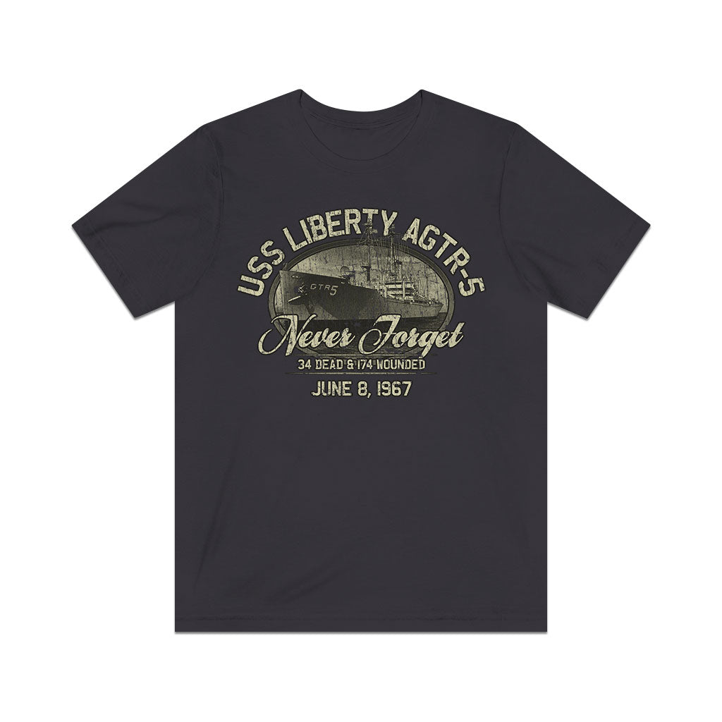 USS Liberty AGTR-5 1967 Vintage Men's T-Shirt