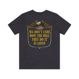 We Don’t Care How the Hell They Do It in Japan 1979 F/B Vintage Men's T-Shirt