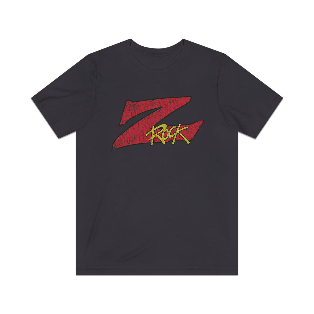 Z Rock Heavy Metal Radio 1986 Vintage Men's T-Shirt