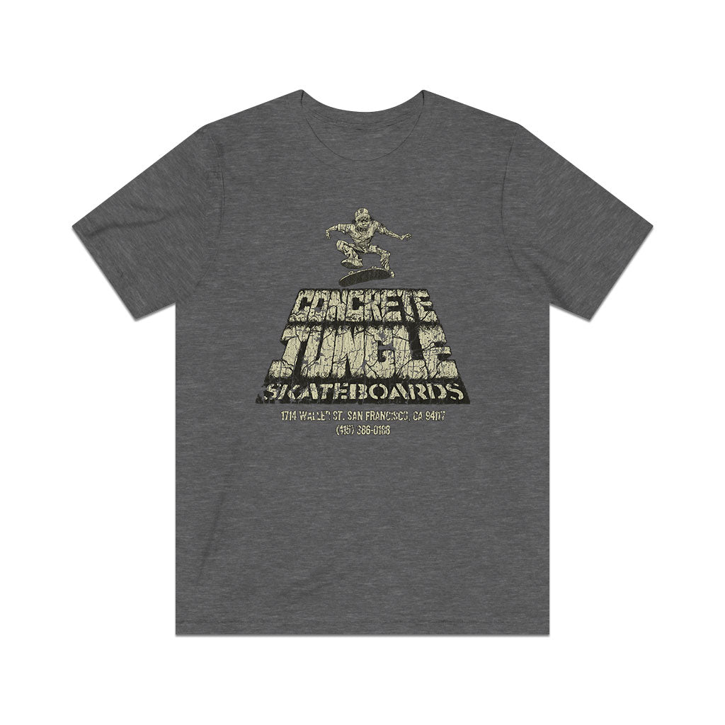 Concrete Jungle Skateboards 1987 Vintage Men's T-Shirt