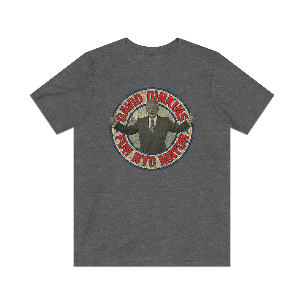 Dinkins For NYC Mayor 1989 Vintage Men's T-Shirt