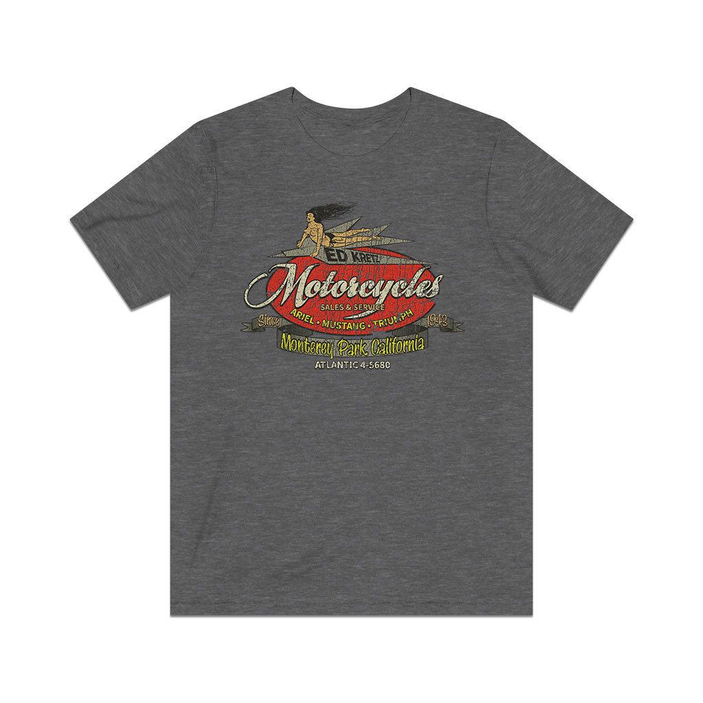 Ed Kretz Motorcycles 1946 Vintage Men's T-Shirt
