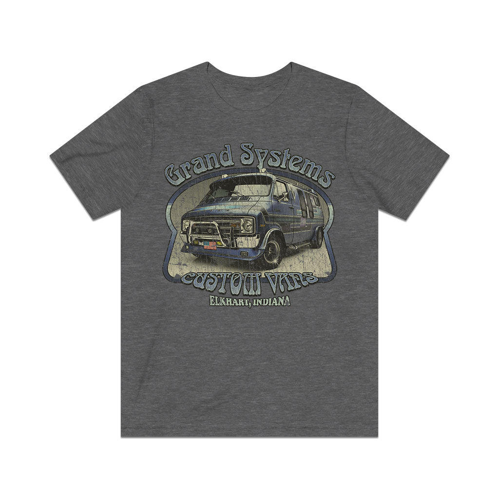 Grand Systems Blue Diamond Van 1977 Vintage Men's T-Shirt
