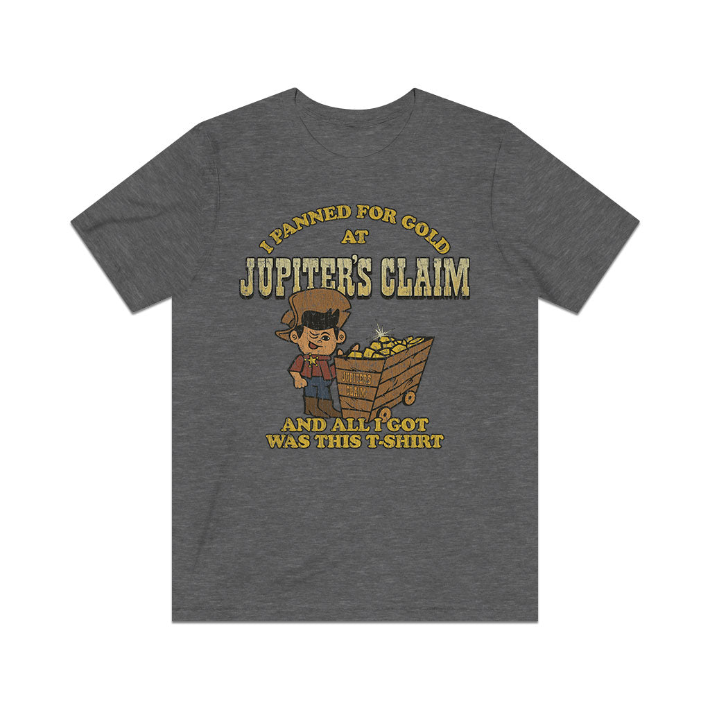 Jupiter's Claim Gold Panning 2015 Vintage Men's T-Shirt