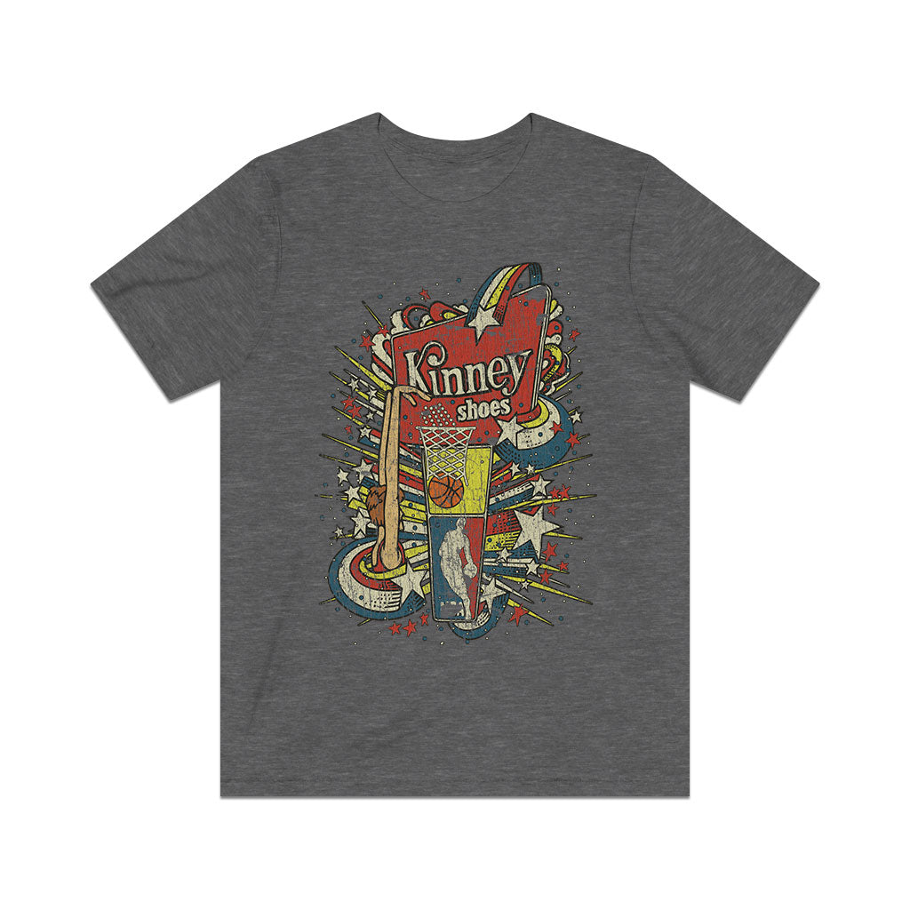 Kinney Basketball Shoes - Caucasian 1977 Vintage Men's T-Shirt