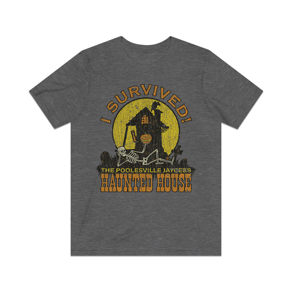 Poolesville Haunted House Survivor 1980 Vintage Men's T-Shirt