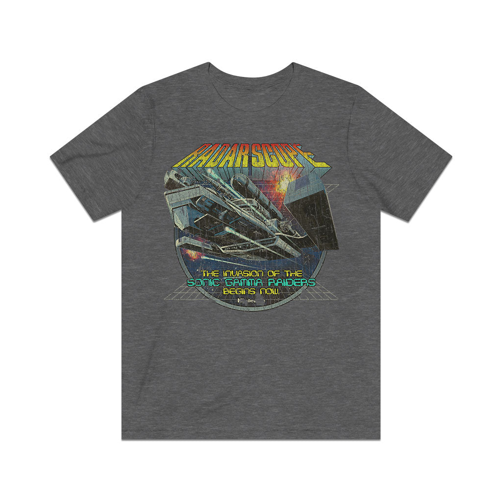 Radar Scope Sonic Gamma Raiders 1980 Vintage Men's T-Shirt