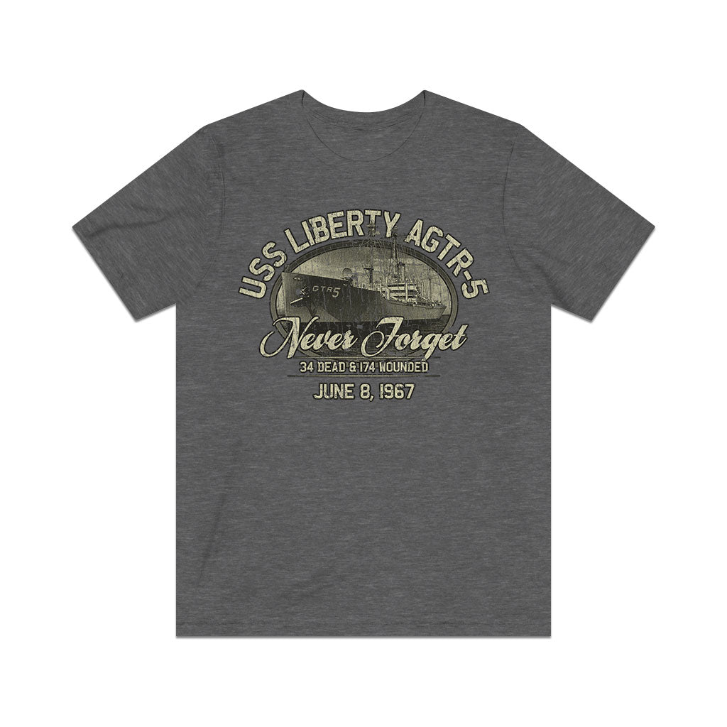 USS Liberty AGTR-5 1967 Vintage Men's T-Shirt