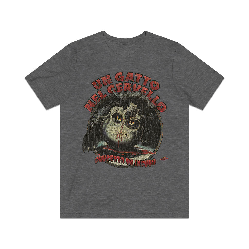 Un Gatto Nel Cervello 1990 Vintage Men's T-Shirt