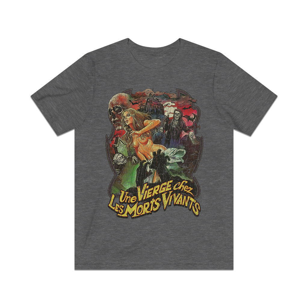 Une Vierge Chez Les Morts-Vivants 1973 Vintage Men's T-Shirt