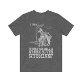 Where The Hell is Green River, Wyoming 1977 Vintage Men's T-Shirt