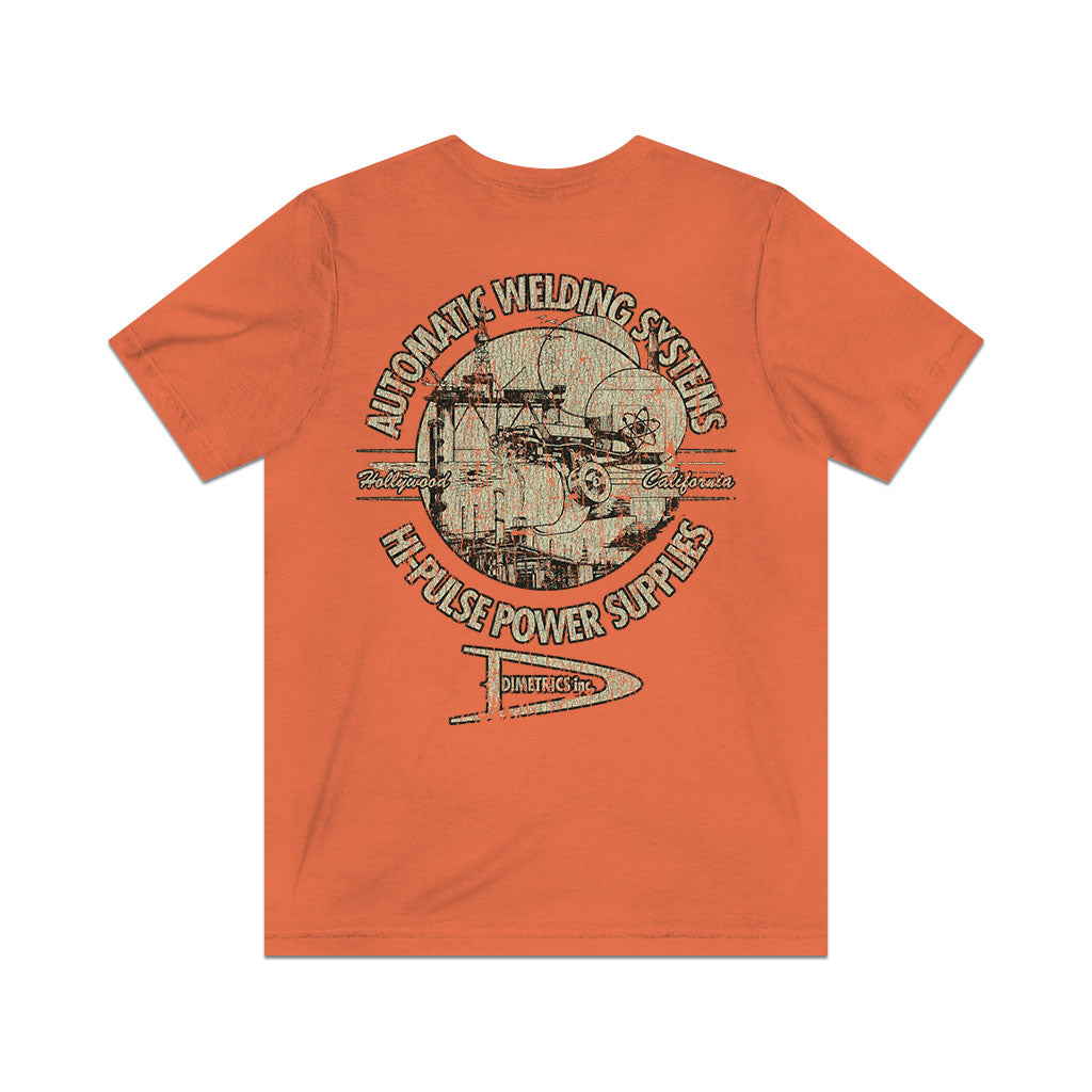 Dimetrics Orbital Welding 1967 F/B Vintage Men's T-Shirt