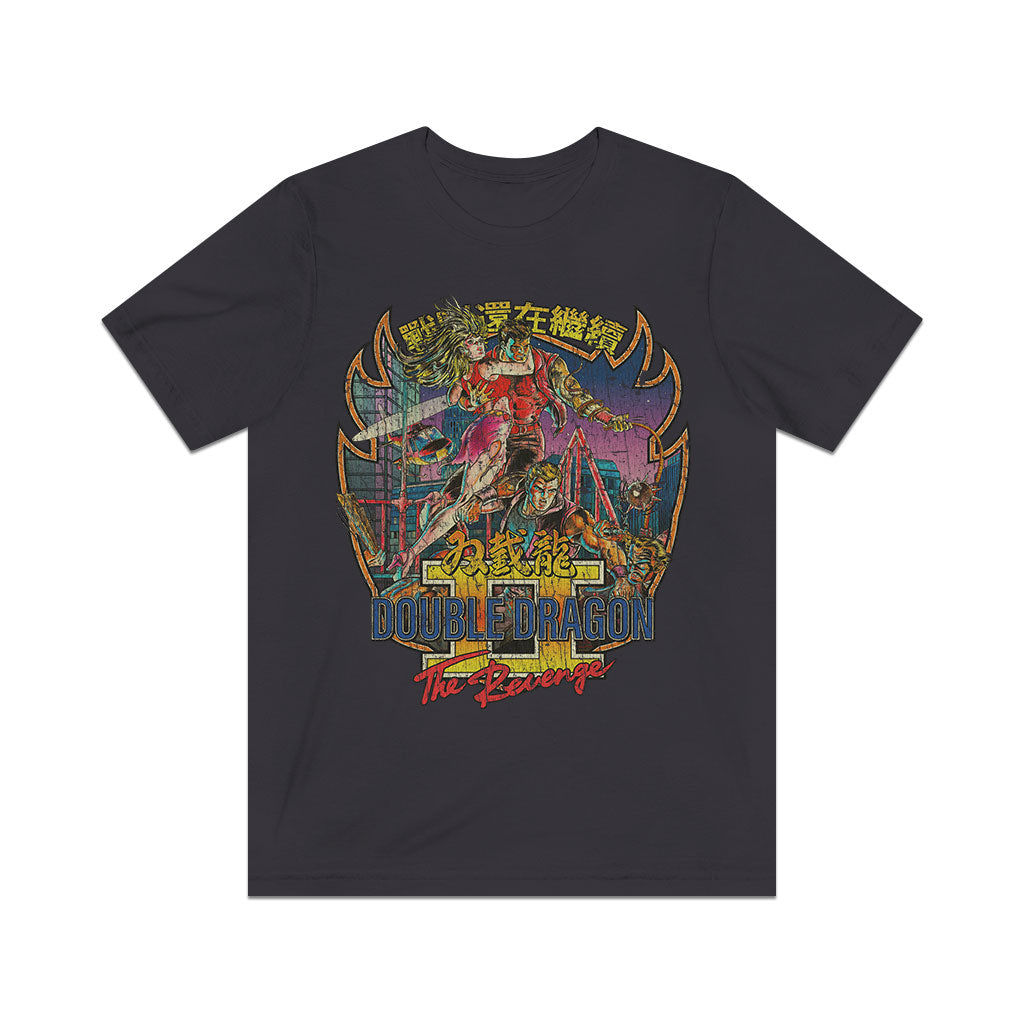 Double Dragon II The Revenge 1988 Vintage Men's T-Shirt