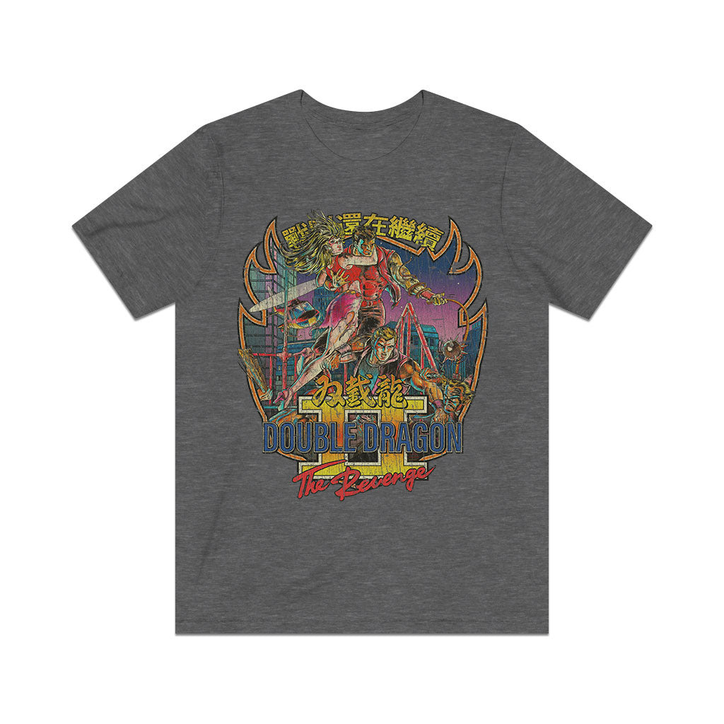 Double Dragon II The Revenge 1988 Vintage Men's T-Shirt