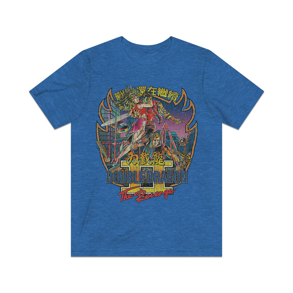 Double Dragon II The Revenge 1988 Vintage Men's T-Shirt