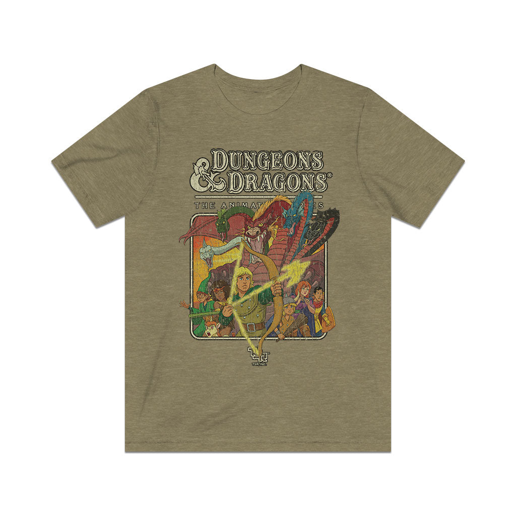 Dungeons & Dragons The Animated Series 1983 Vintage Men's T-Shirt