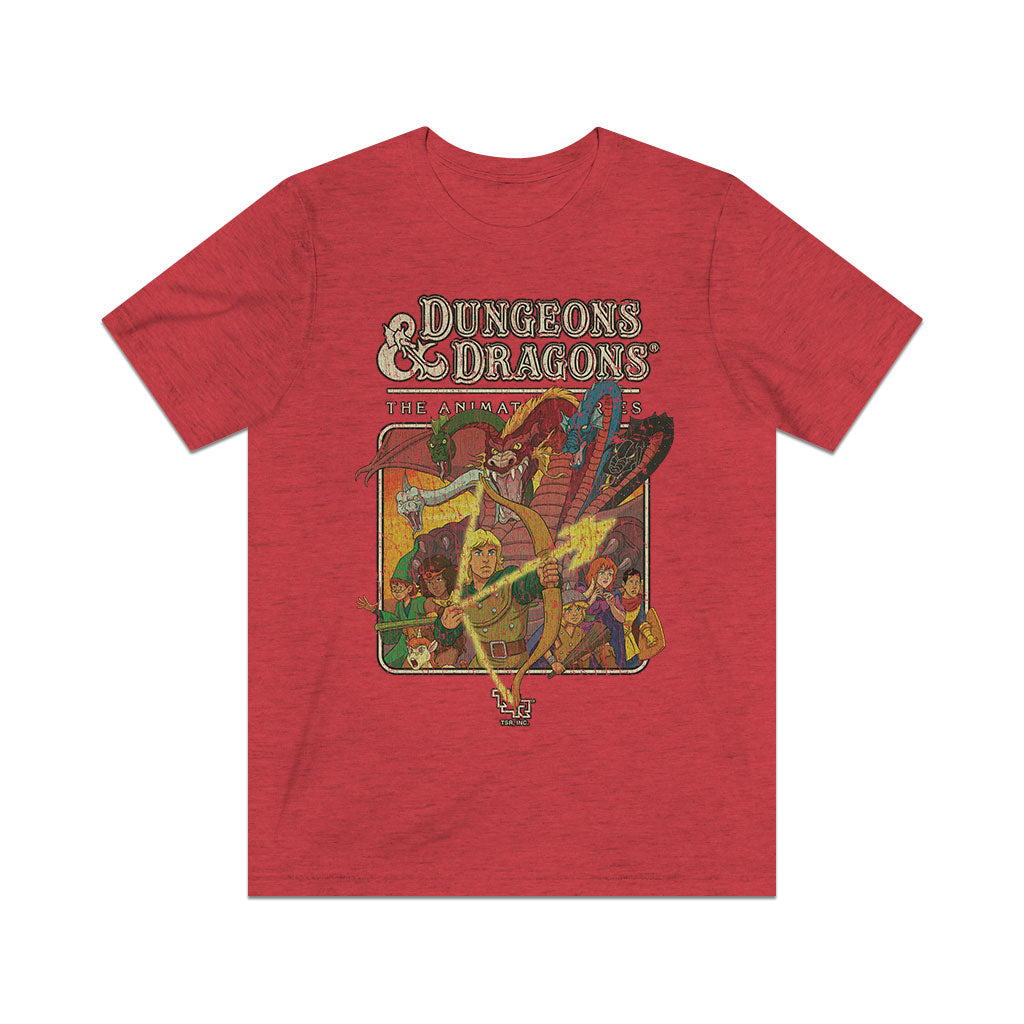 Dungeons & Dragons The Animated Series 1983 Vintage Men's T-Shirt