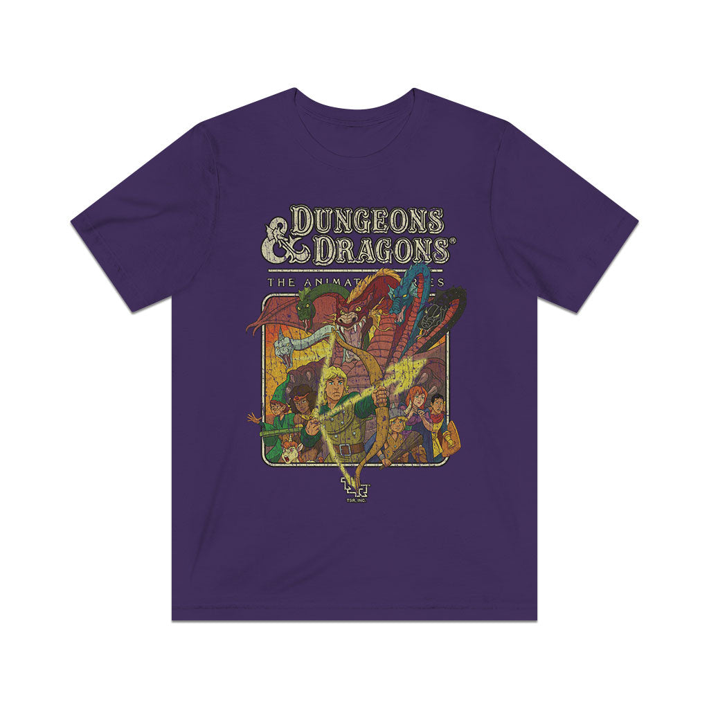 Dungeons & Dragons The Animated Series 1983 Vintage Men's T-Shirt