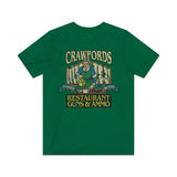 Crawfords Restaurant, Guns & Ammo 1980 Vintage Men’s T-shirt