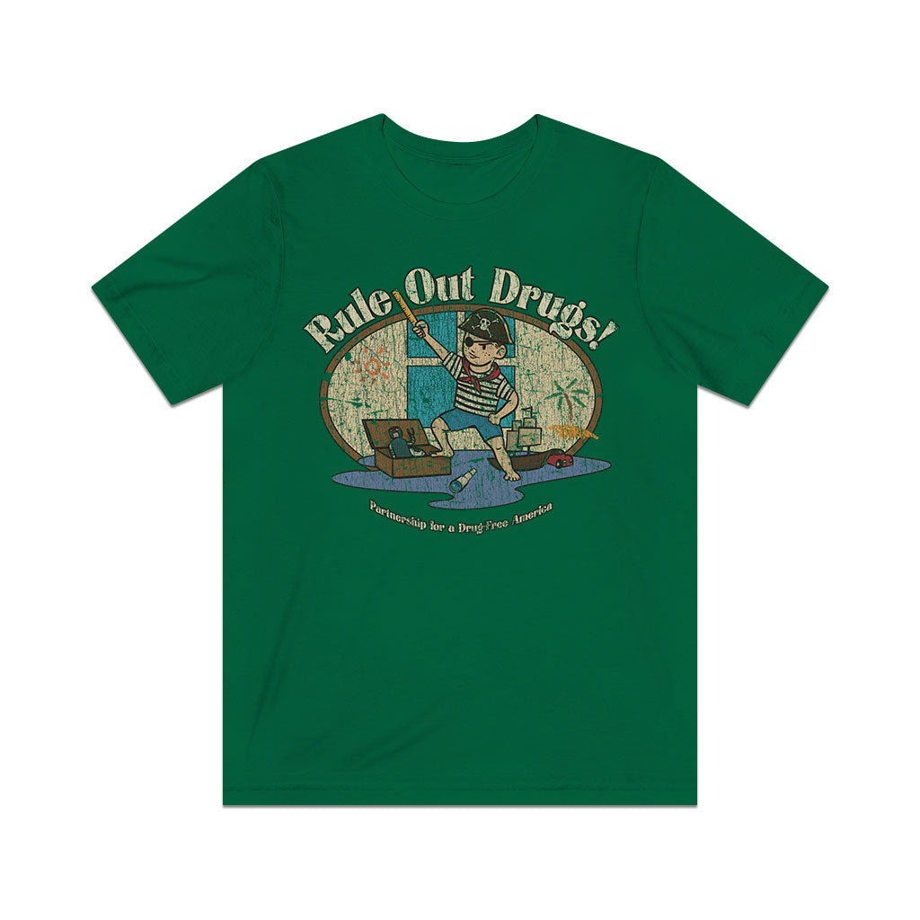 Rule Out Drugs 1986 Vintage Men's T-Shirt