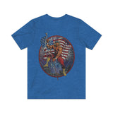 Flag Waving Patriot 1990 Vintage Men's T-Shirt