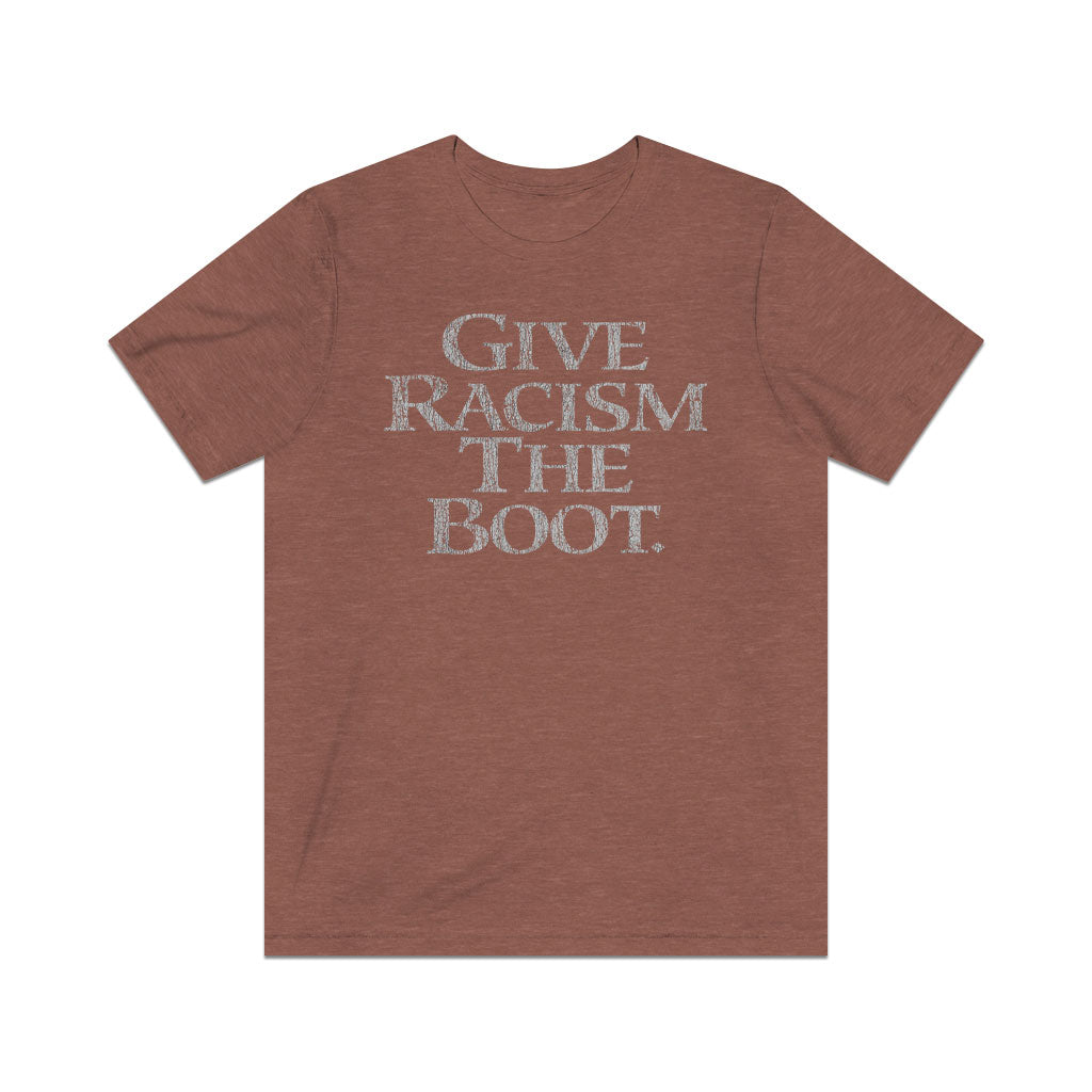 Give Racism the Boot 1993 Vintage Men's T-Shirt