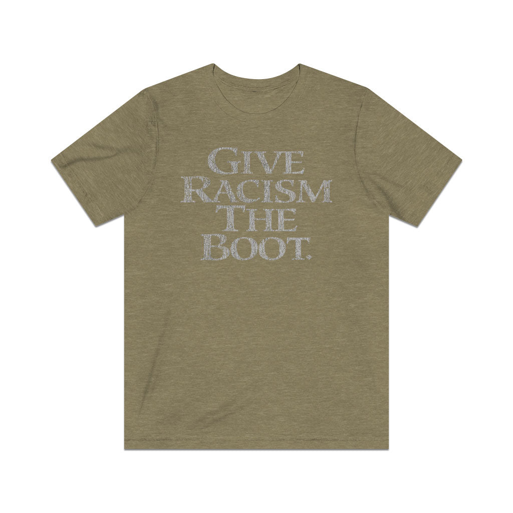 Give Racism the Boot 1993 Vintage Men's T-Shirt