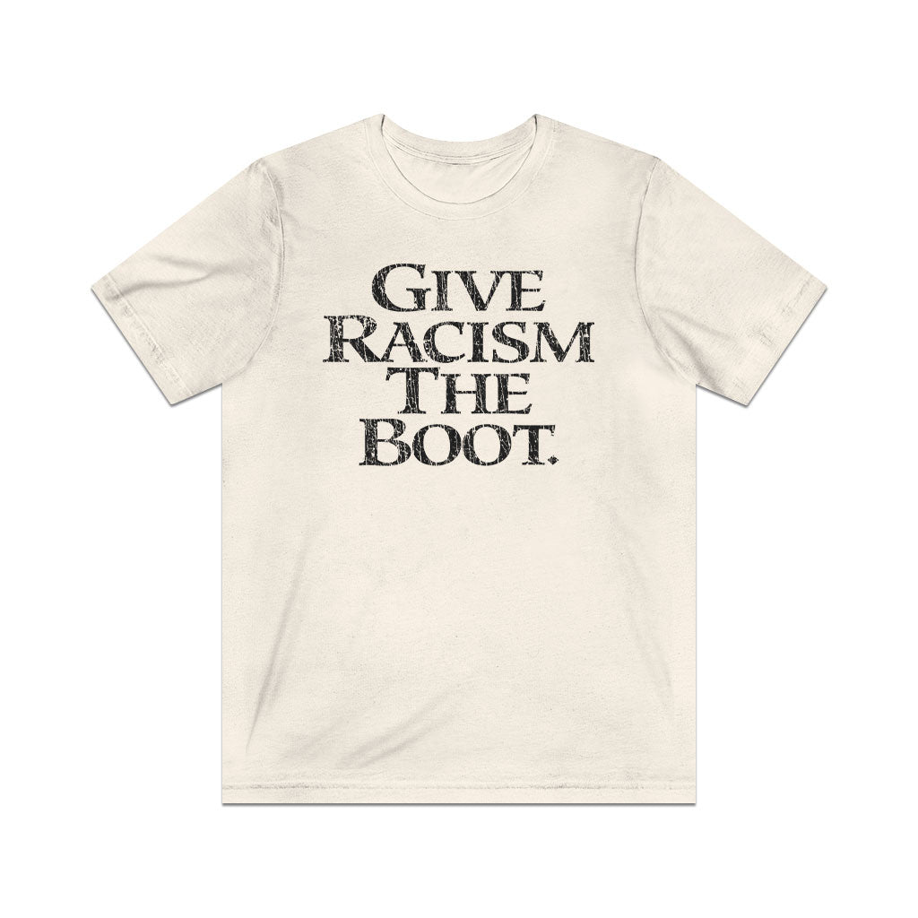 Give Racism the Boot 1993 Vintage Men's T-Shirt