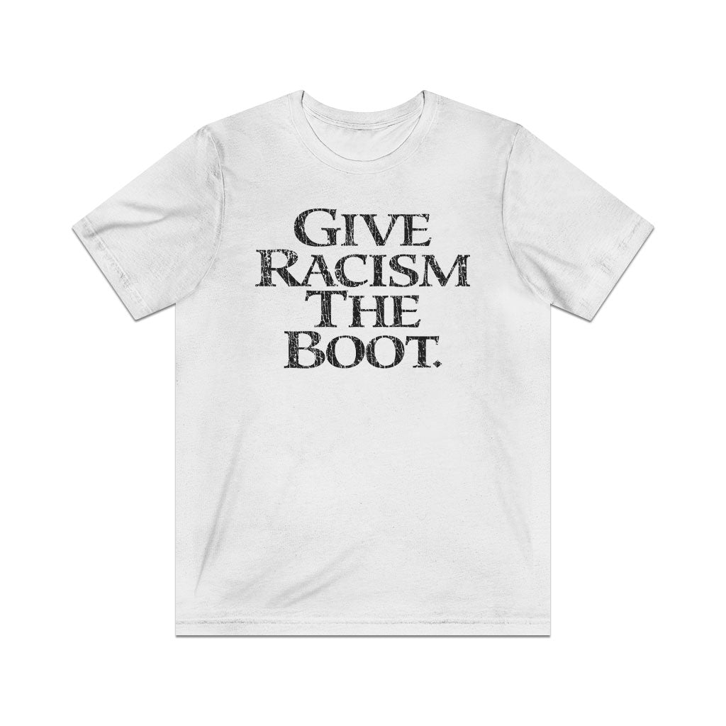 Give Racism the Boot 1993 Vintage Men's T-Shirt