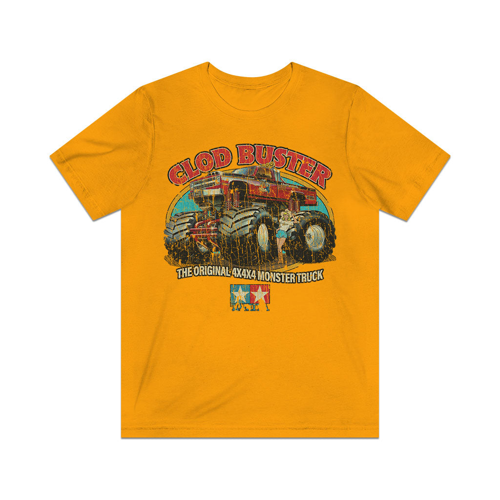 Clod Buster 4x4x4 Monster Truck 1987 Vintage Men's T-Shirt