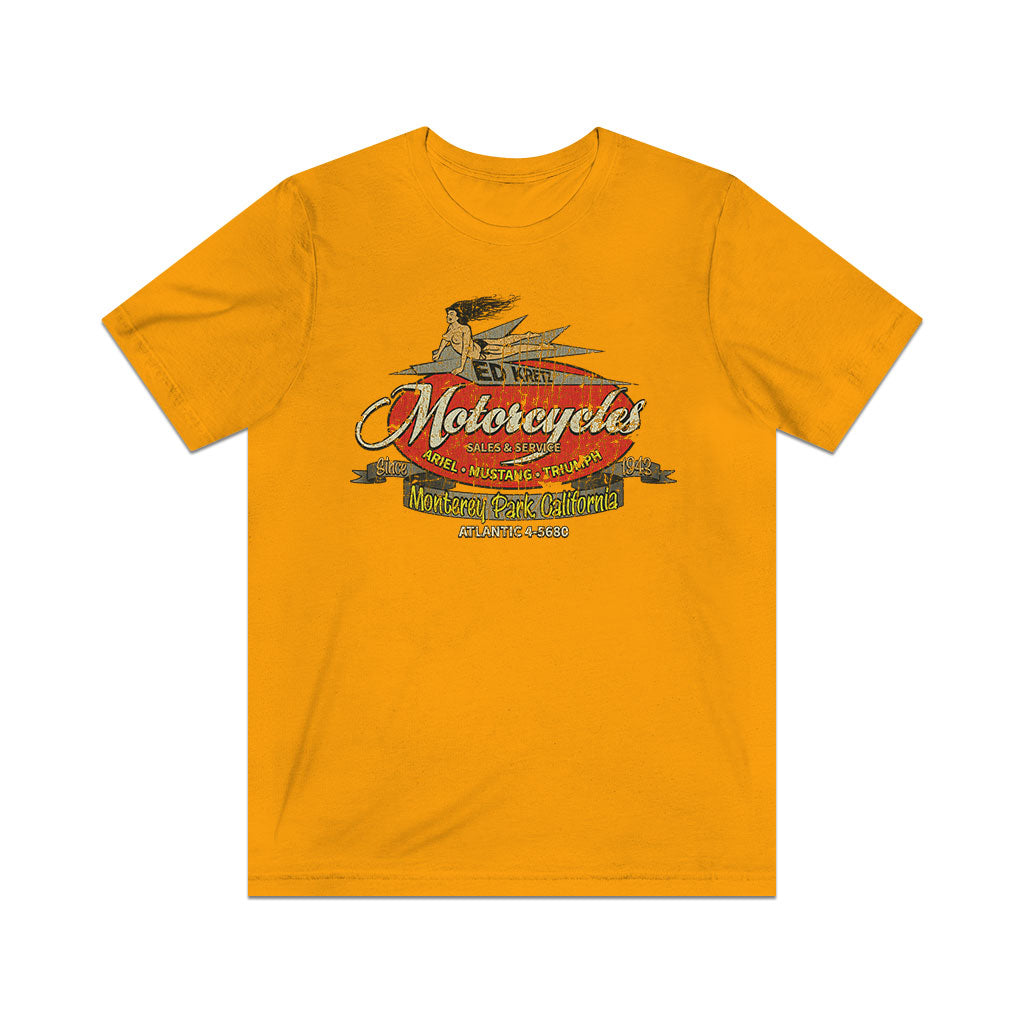 Ed Kretz Motorcycles 1946 Vintage Men's T-Shirt