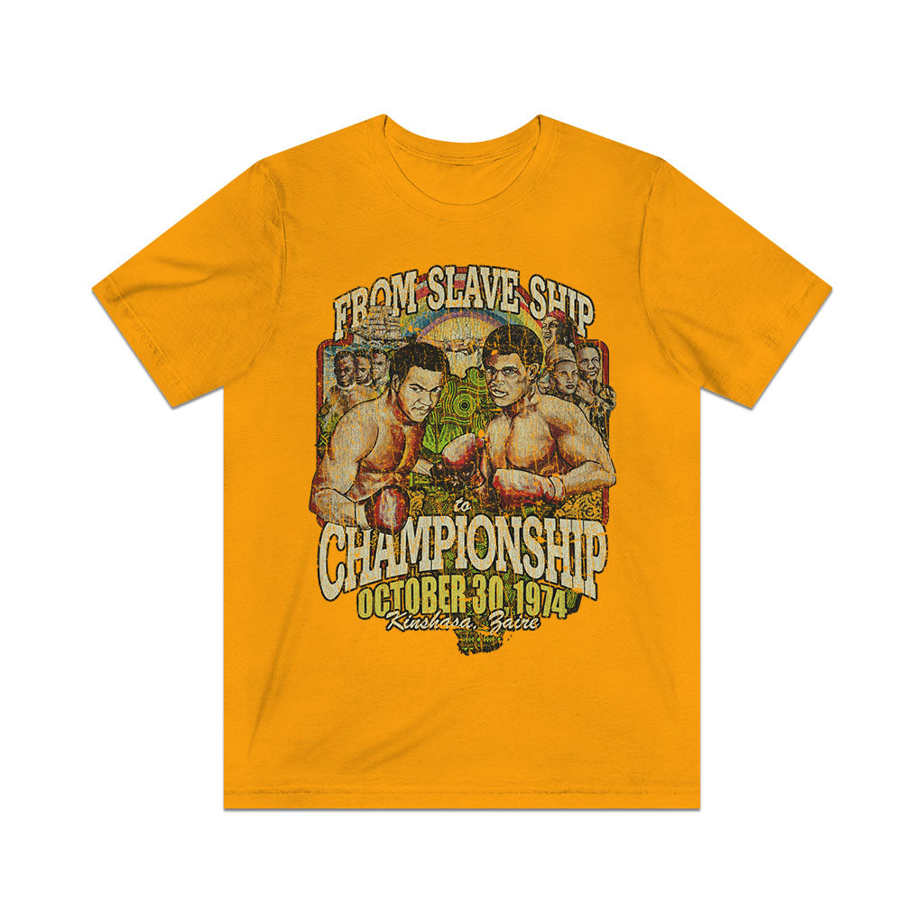 From Slave Ship to Championship 1974 Vintage Men's T-Shirt