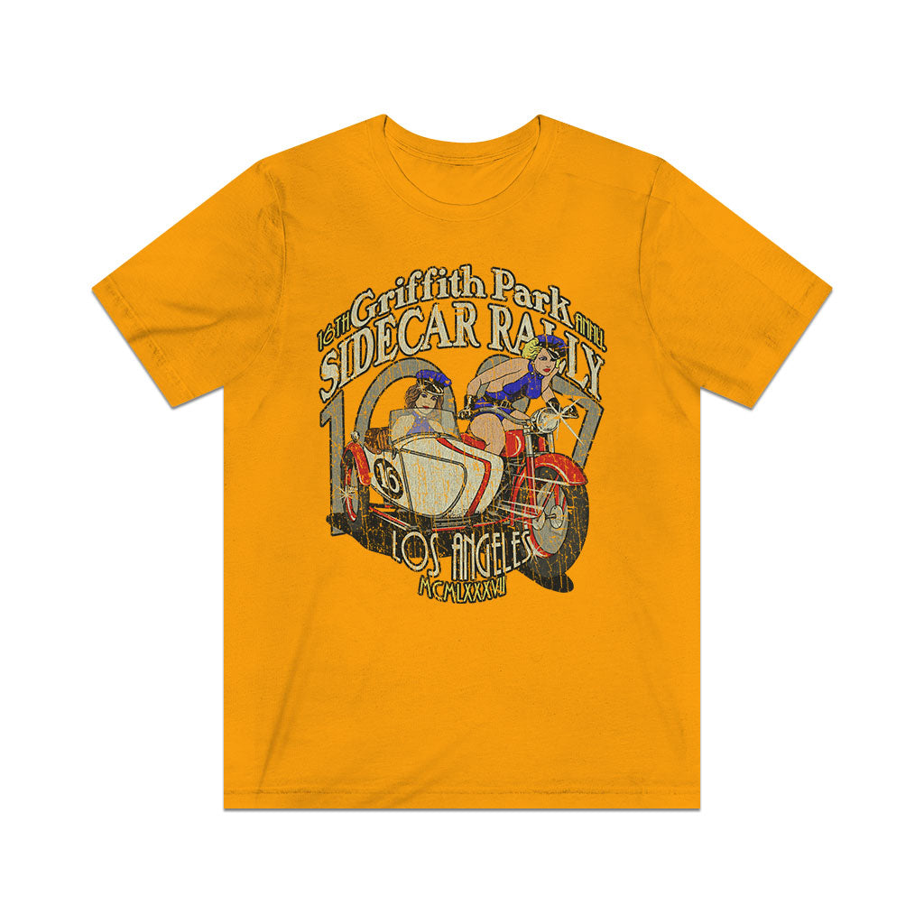 Griffith Park Sidecar Rally 1987 Vintage Men's T-Shirt