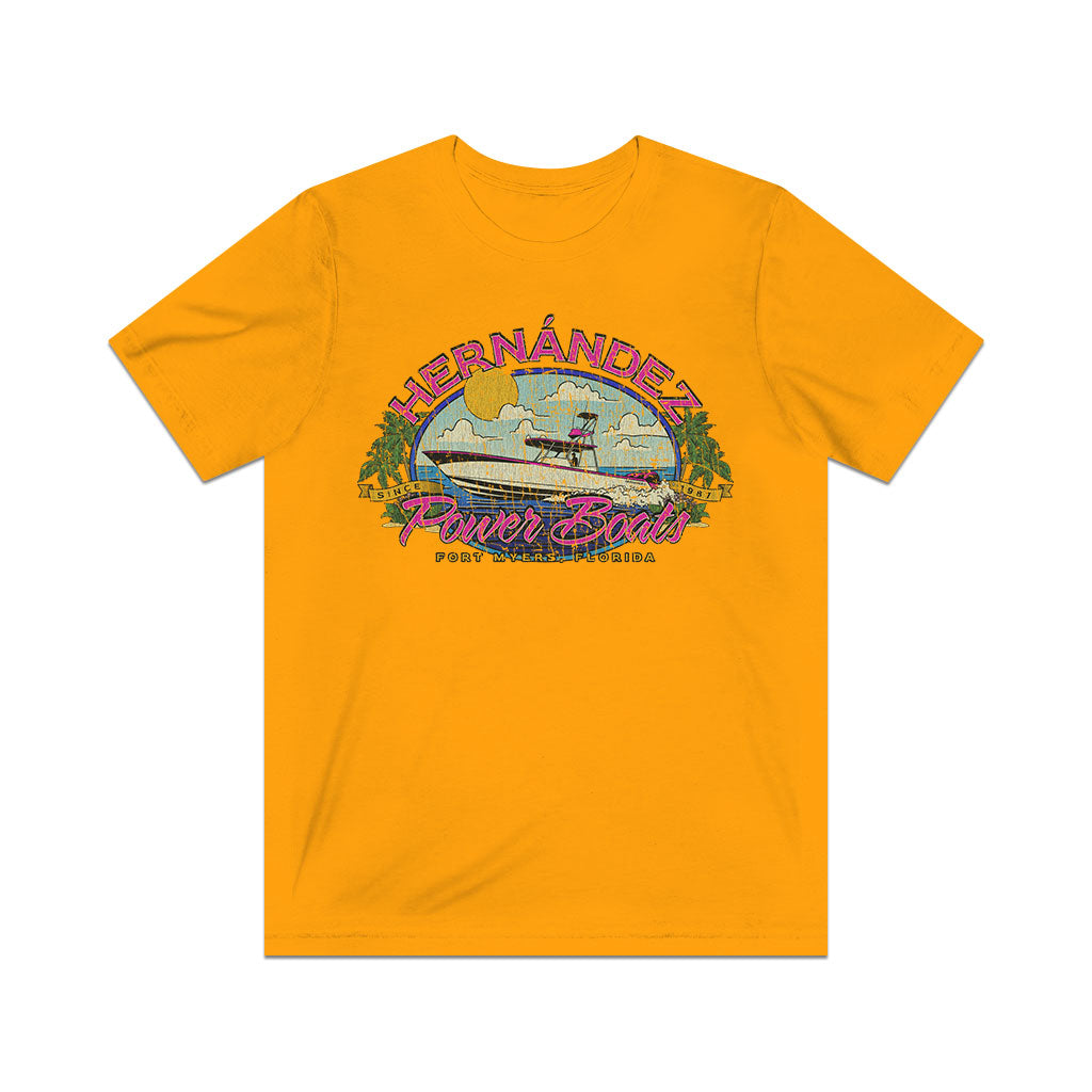 Hernández Power Boats 1987 Vintage Men's T-Shirt