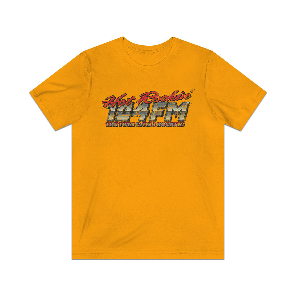 Hot Rockin' 104 FM 1986 Vintage Men's T-Shirt